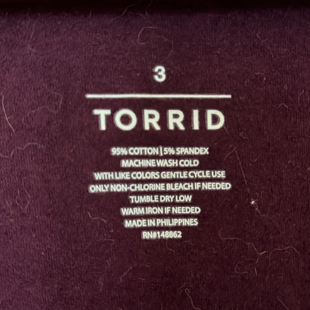 Torrid Plum Purple T-shirt - Picture 4 of 6